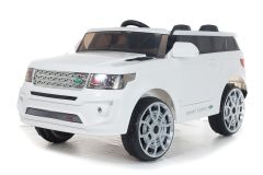 4x4 White Range Sport Off Roader - 12V Electric Ride On Car